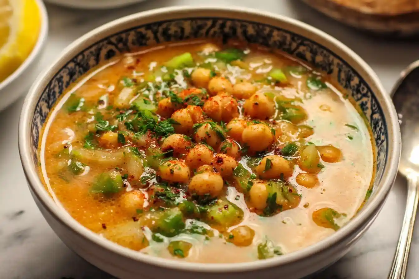 A close-up of a delicious bowl of {{ $('Fetch Recipe Data').first().json["Main Keyword"] }}, garnished with fresh herbs and spices.