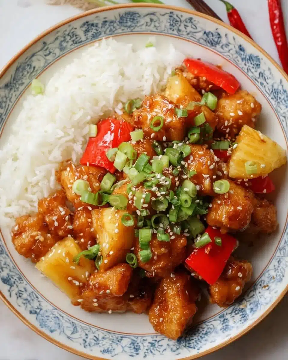 Asian Style Pineapple Chicken