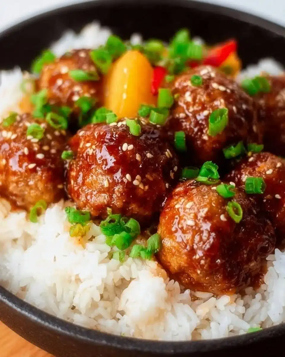 Hawaiian Meatballs